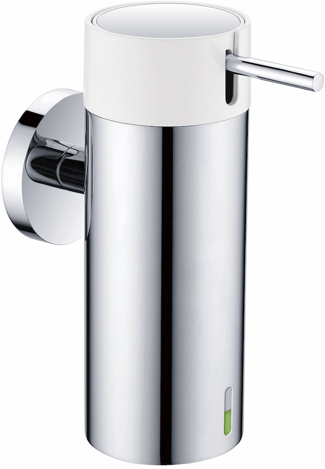 Stella dozownik do mydła 150 ml ścienny stal polerowana/biały 17.020