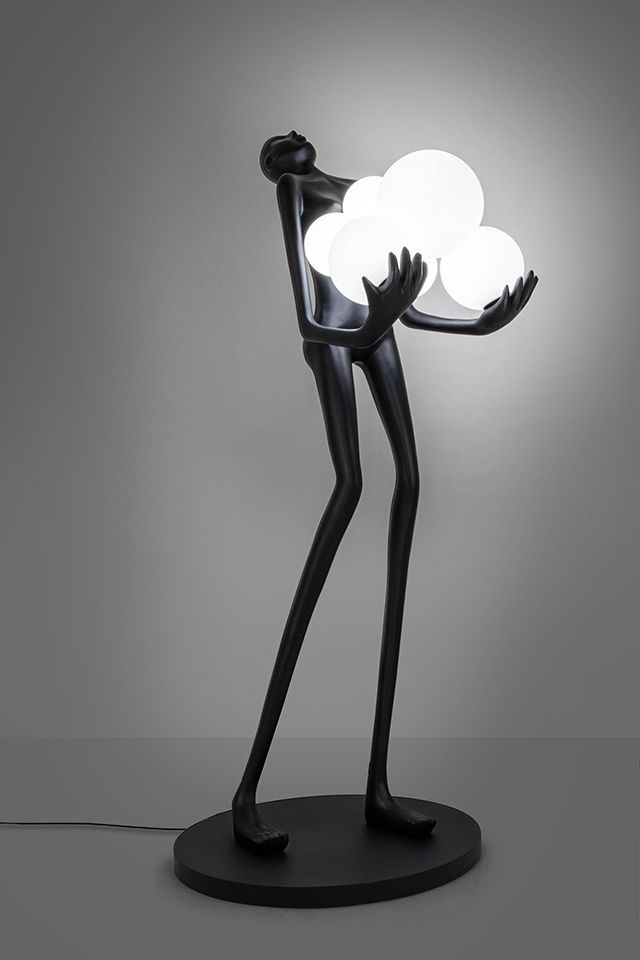 Moosee Human lampa stojąca 6x30 W biała-czarna MSE010100326 - Wysyłka w 24h