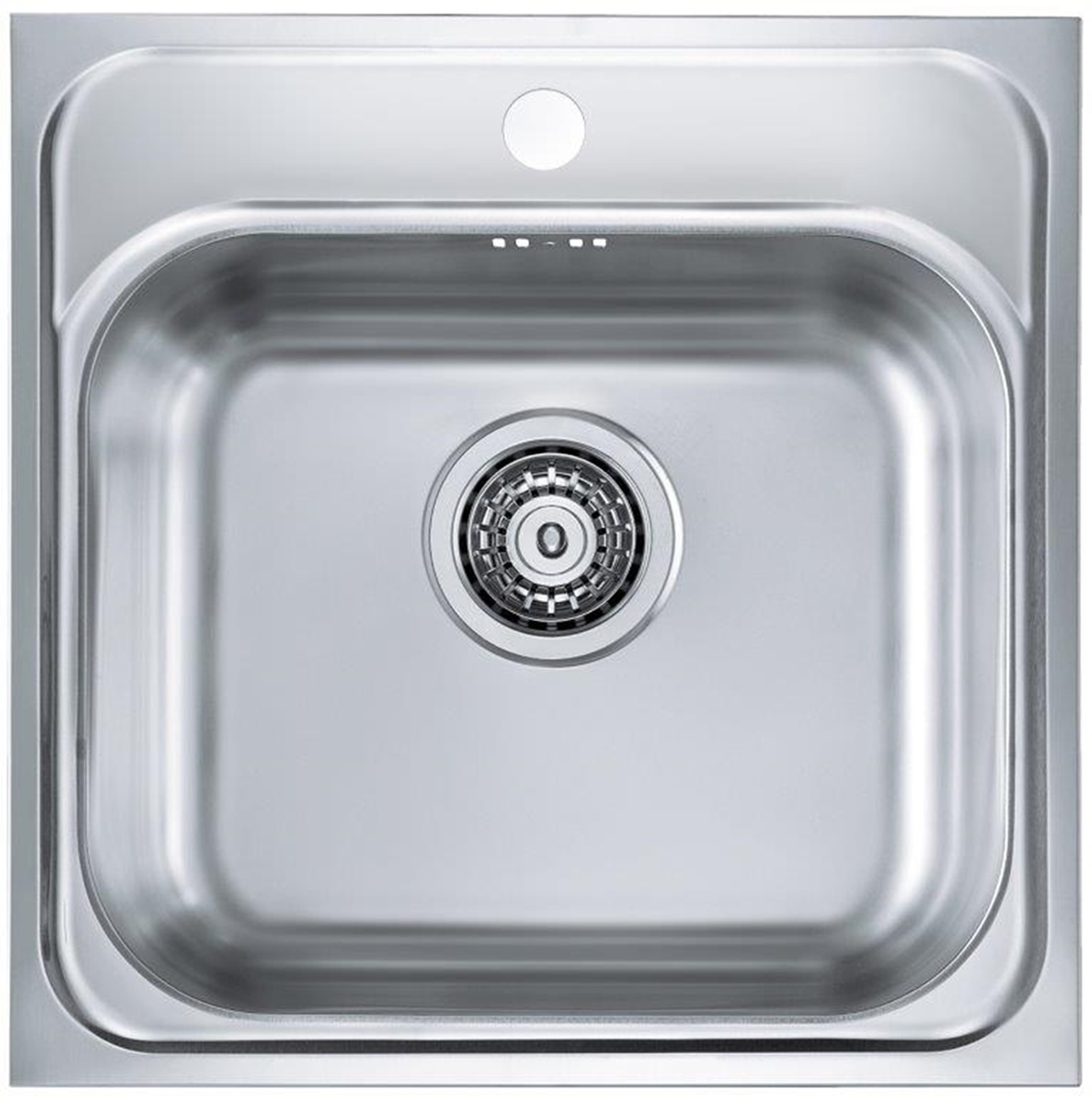 Alveus Basic 140 zlewozmywak stalowy 47x47 cm 1-komorowy satyna 1100905