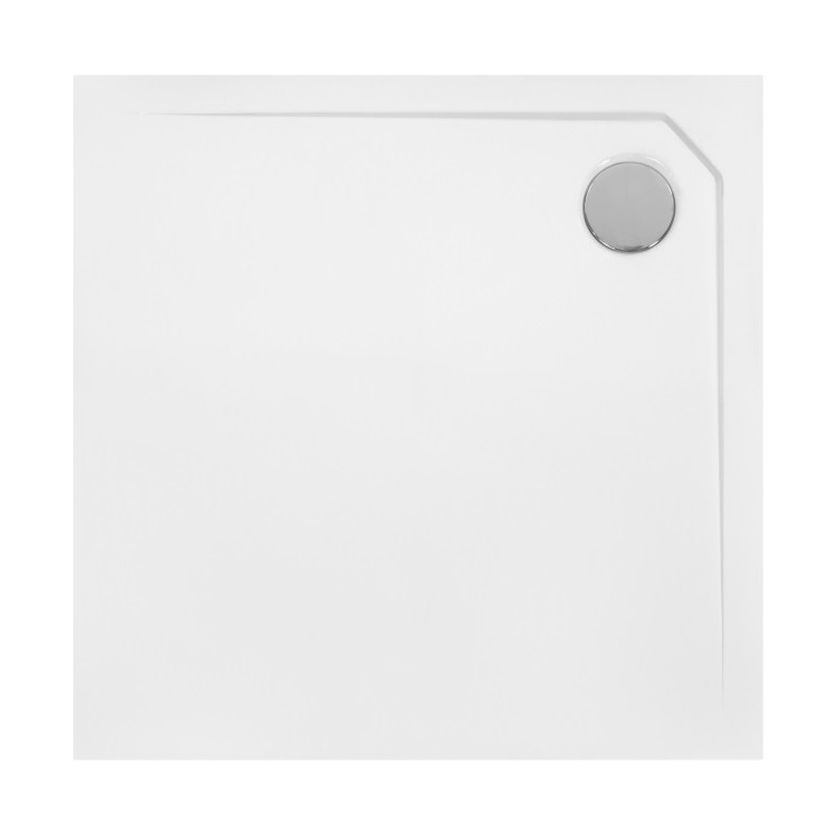 Besco Acro UltraSlim brodzik 80x80 cm kwadratowy biały BMAC-80