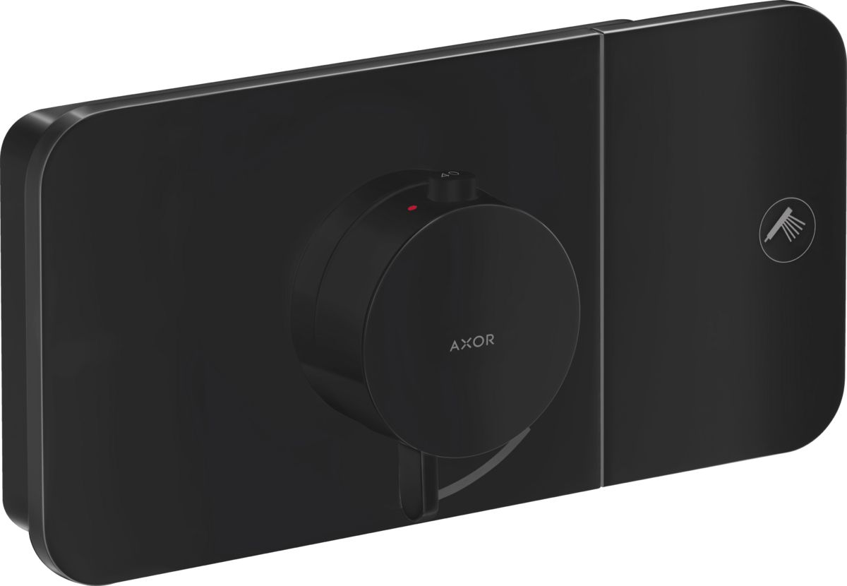 Axor One moduł prysznicowy podtynkowy termostatyczny czarny mat 45711670