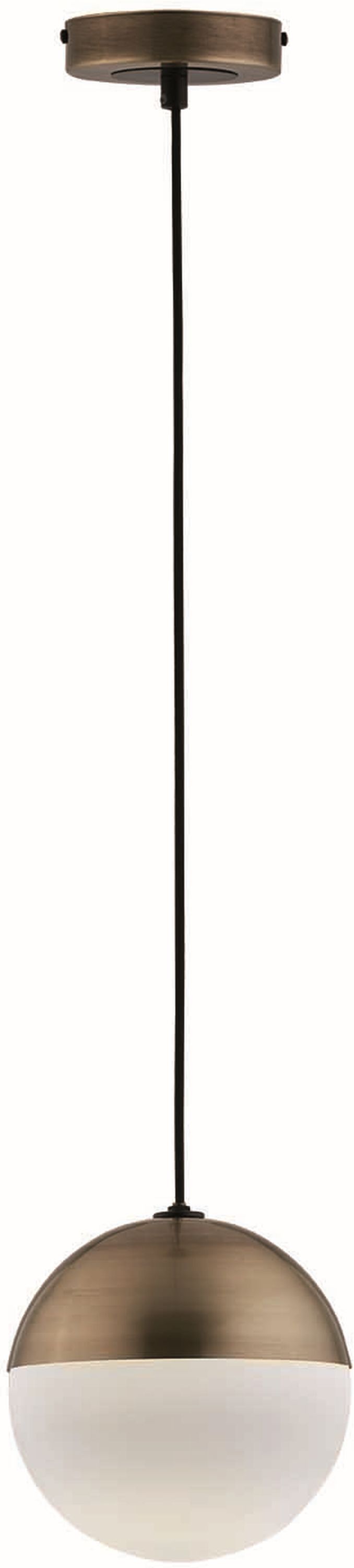 Viokef Viola lampa wisząca 1x12W patyna/opal 4190200