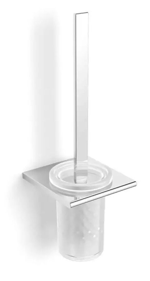 Stella Milano szczotka toaletowa wisząca szkło mat/chrom 12.430 - Wysyłka w 24h