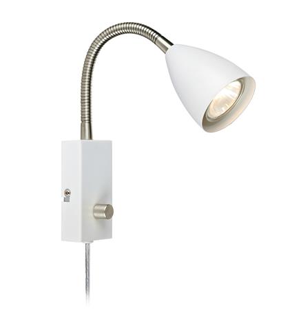 Markslöjd Ciro kinkiet 1x7W biały/stal 107410