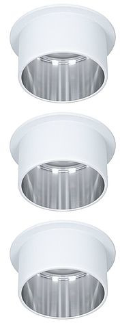Paulmann Gil lampa podsufitowa 3x6W LED biały mat/żelazo szczotkowane 93385 - Wysyłka w 24h