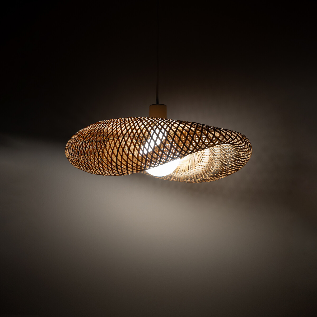 Nowodvorski Lighting Havana lampa wisząca 1x25 W naturalne drewno 11395
