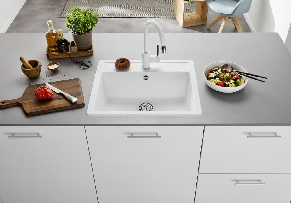 Blanco Legra 6 zlewozmywak 58,5x50 cm z Silgranit biały 523334