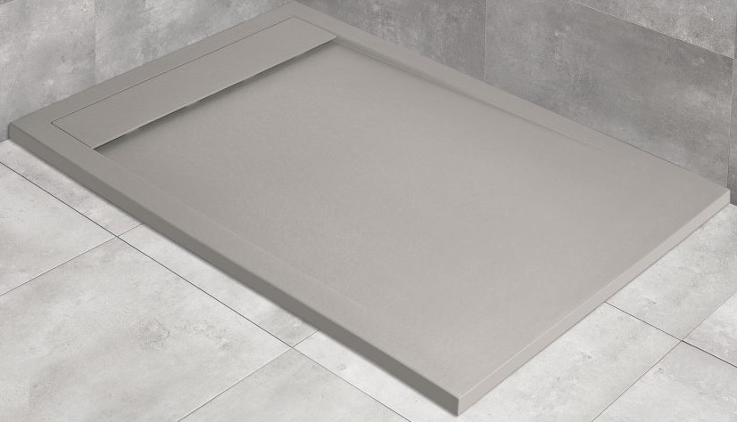Radaway Teos F brodzik 140x90 cm prostokątny cemento HTF14090-74