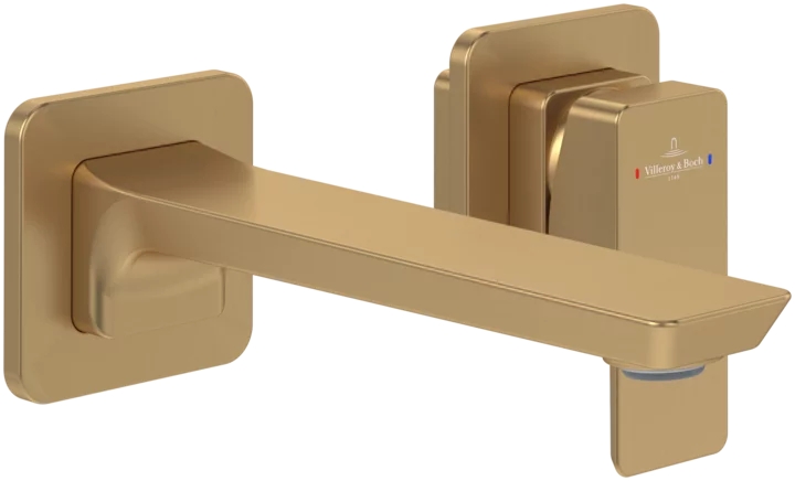 Villeroy & Boch Subway 3.0 bateria umywalkowa podtynkowa Brushed Gold TVW11200700076