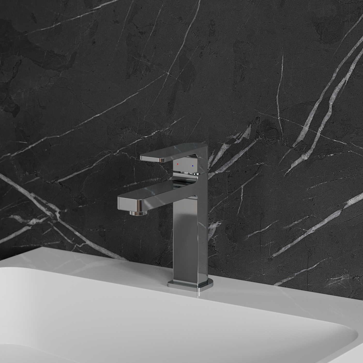 Omnires Baretti bateria umywalkowa stojąca chrom BA7810CR - Wysyłka w 24h