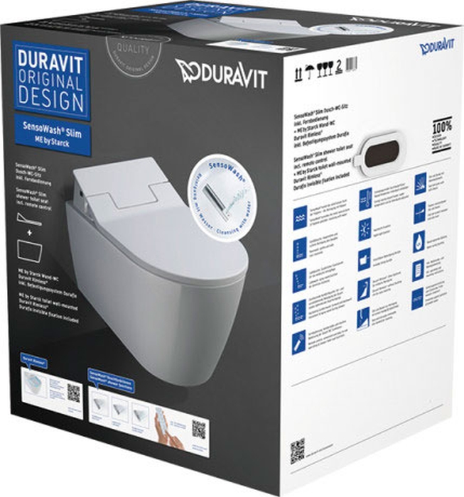 Duravit SensoWash toaleta myjąca wisząca bez kołnierza biała 631000002004300