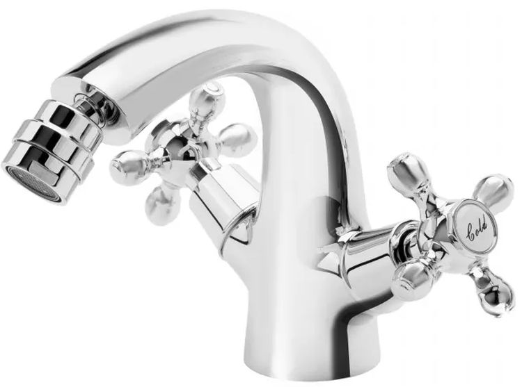FDesign Lacrima bateria bidetowa stojąca chrom FD1-LRA-6-11