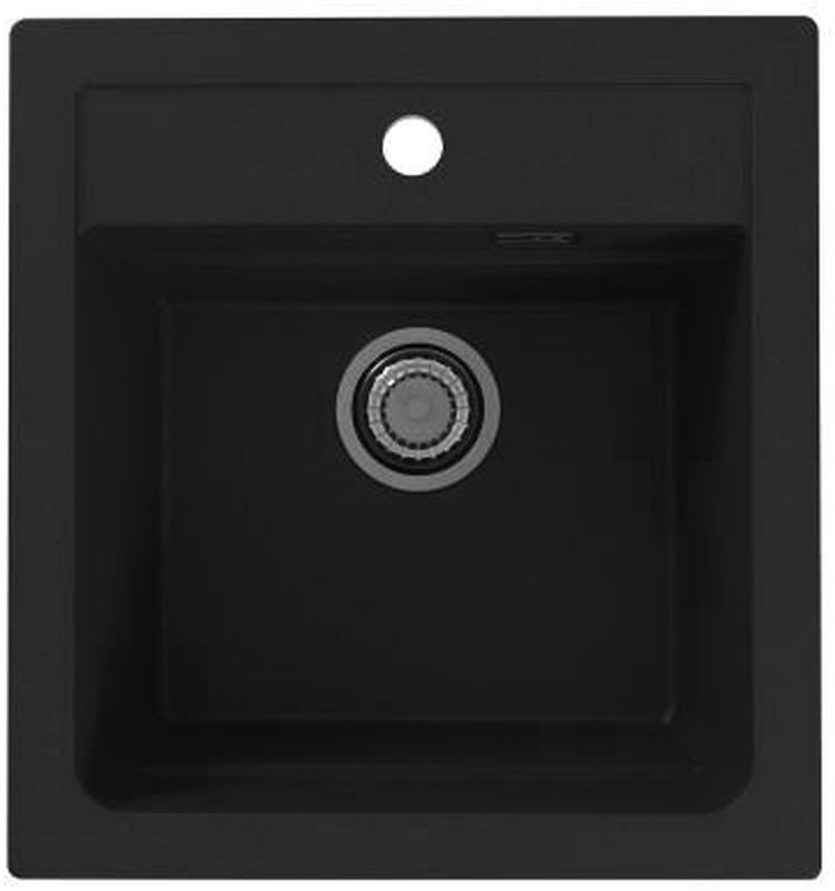 Alveus Atrox 20 zlewozmywak 50x47 cm Granital czarny 1131990