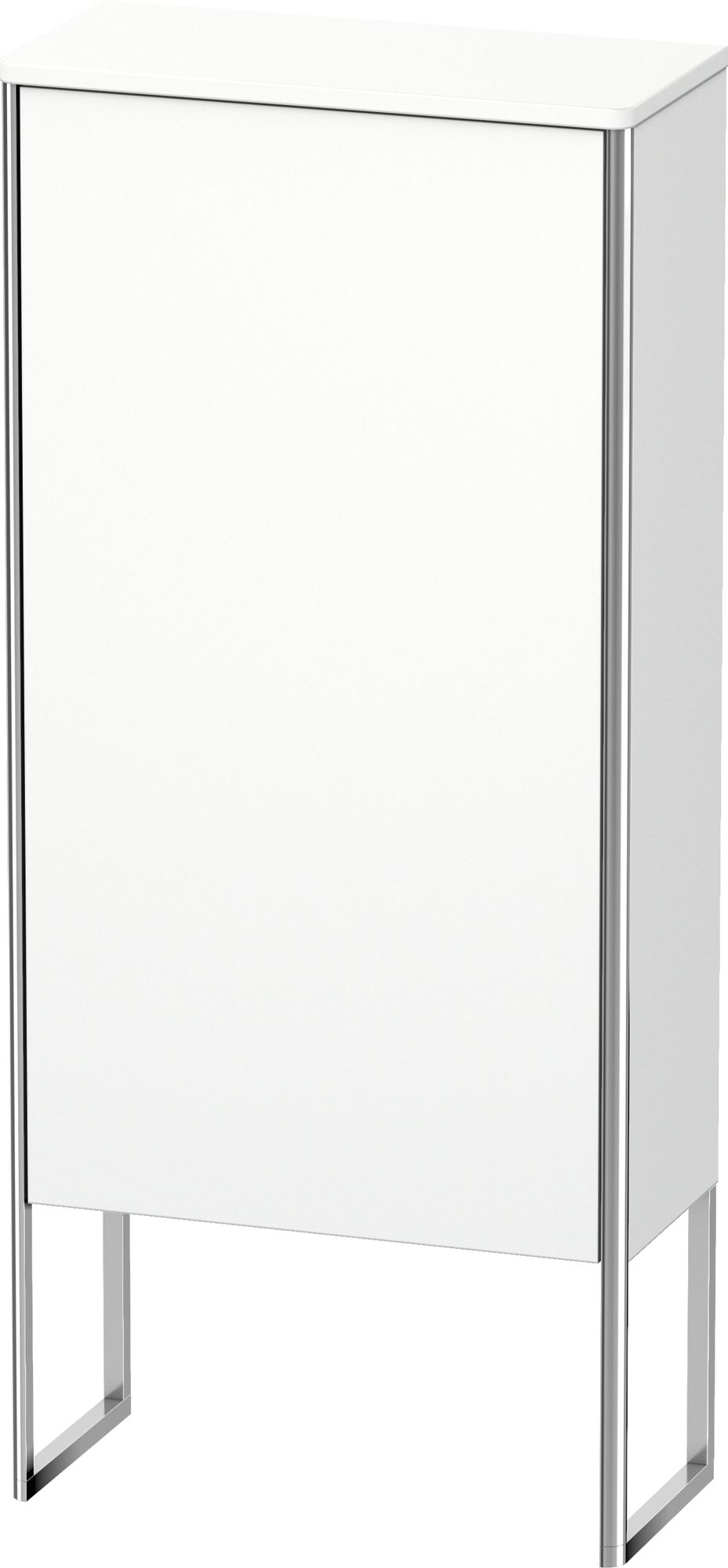 Duravit XSquare szafka boczna 112 cm stojąca lewa biały mat XS1304L1818