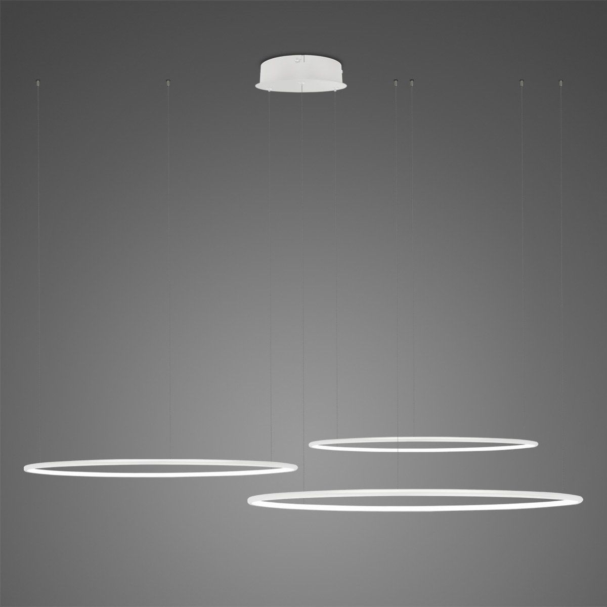 Altavola Design Ledowe Okręgi lampa wisząca 68W biała LA075/CO3_80_in_4k_white_dimm