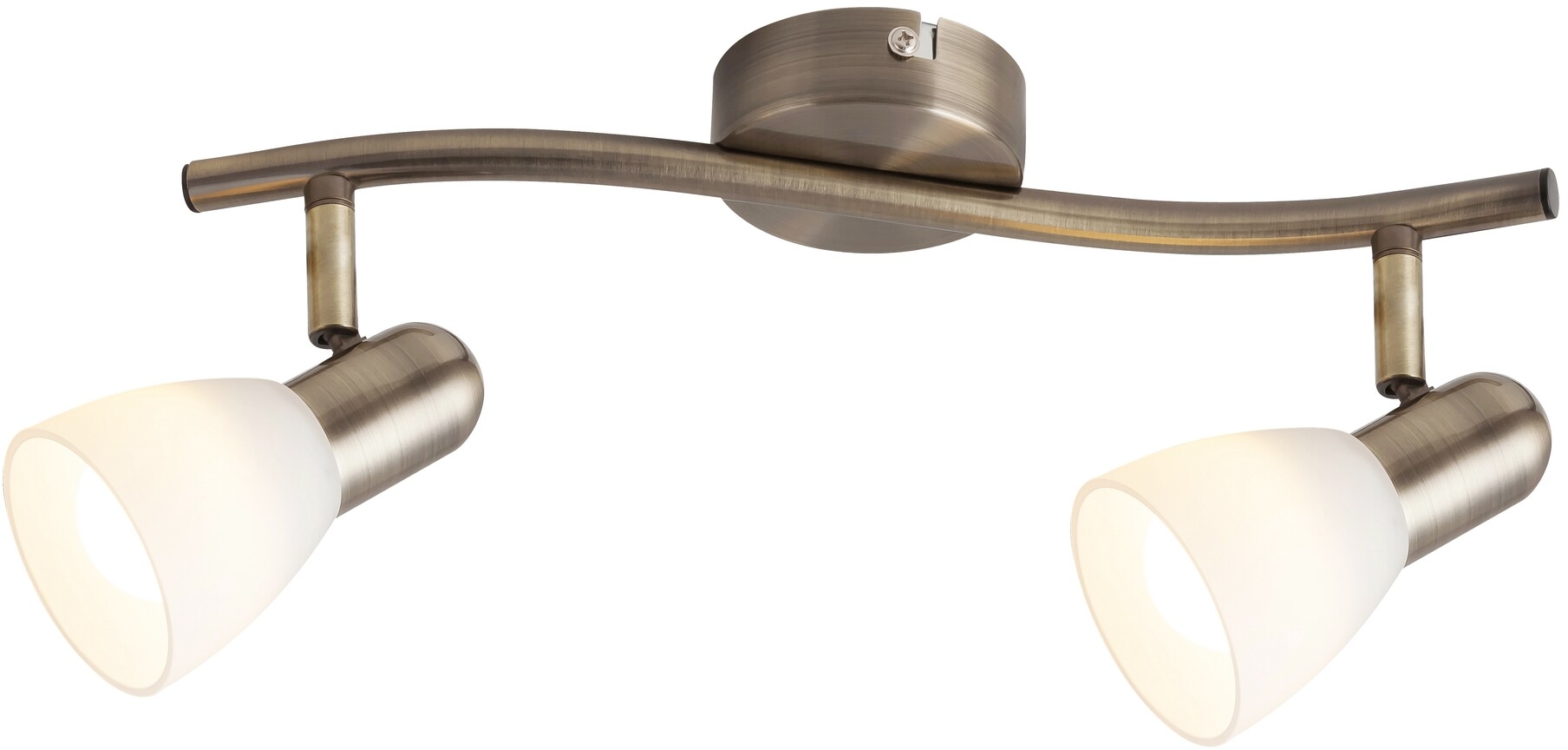Rabalux Soma lampa podsufitowa 2x40W brązowy/biały 6307