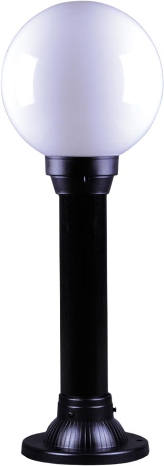 Kaja Astrid lampa stojąca zewnętrzna 1x60W czarna/opal K-ML-OGROD2000.4KL.OPAL