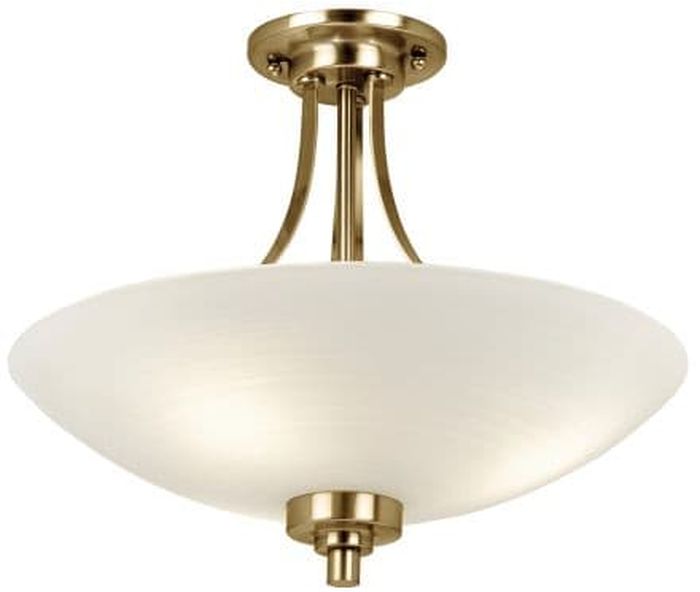 Endon Welles lampa podsufitowa 3x60 W biała-złota WELLES-3AB