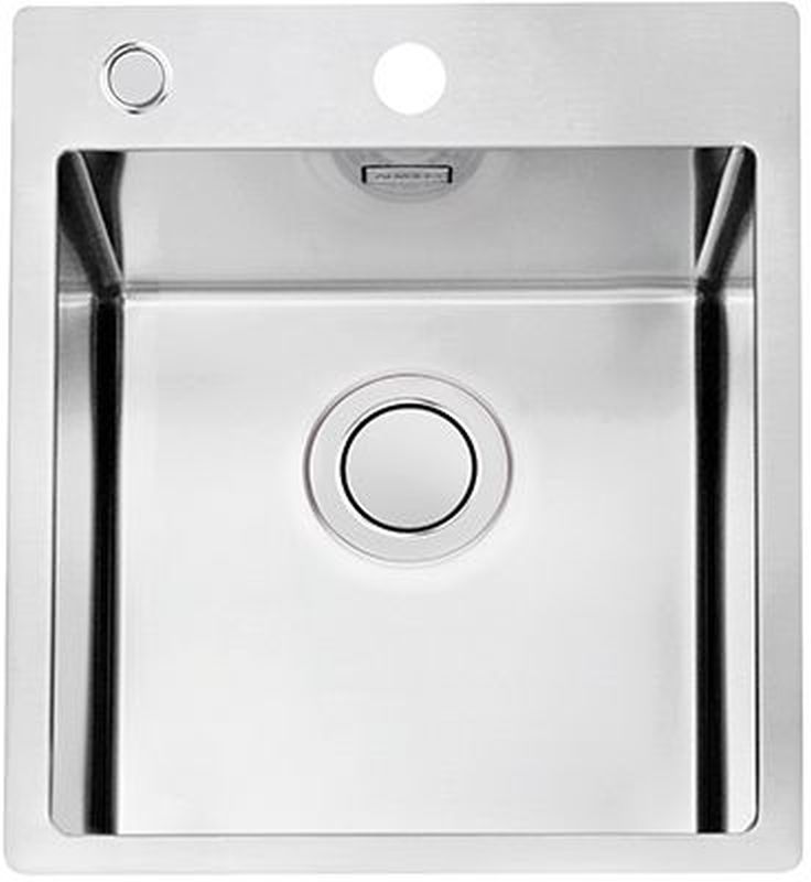 Alveus Pure Up 10 zlewozmywak stalowy 52,5x40,5 cm satyna 1123785