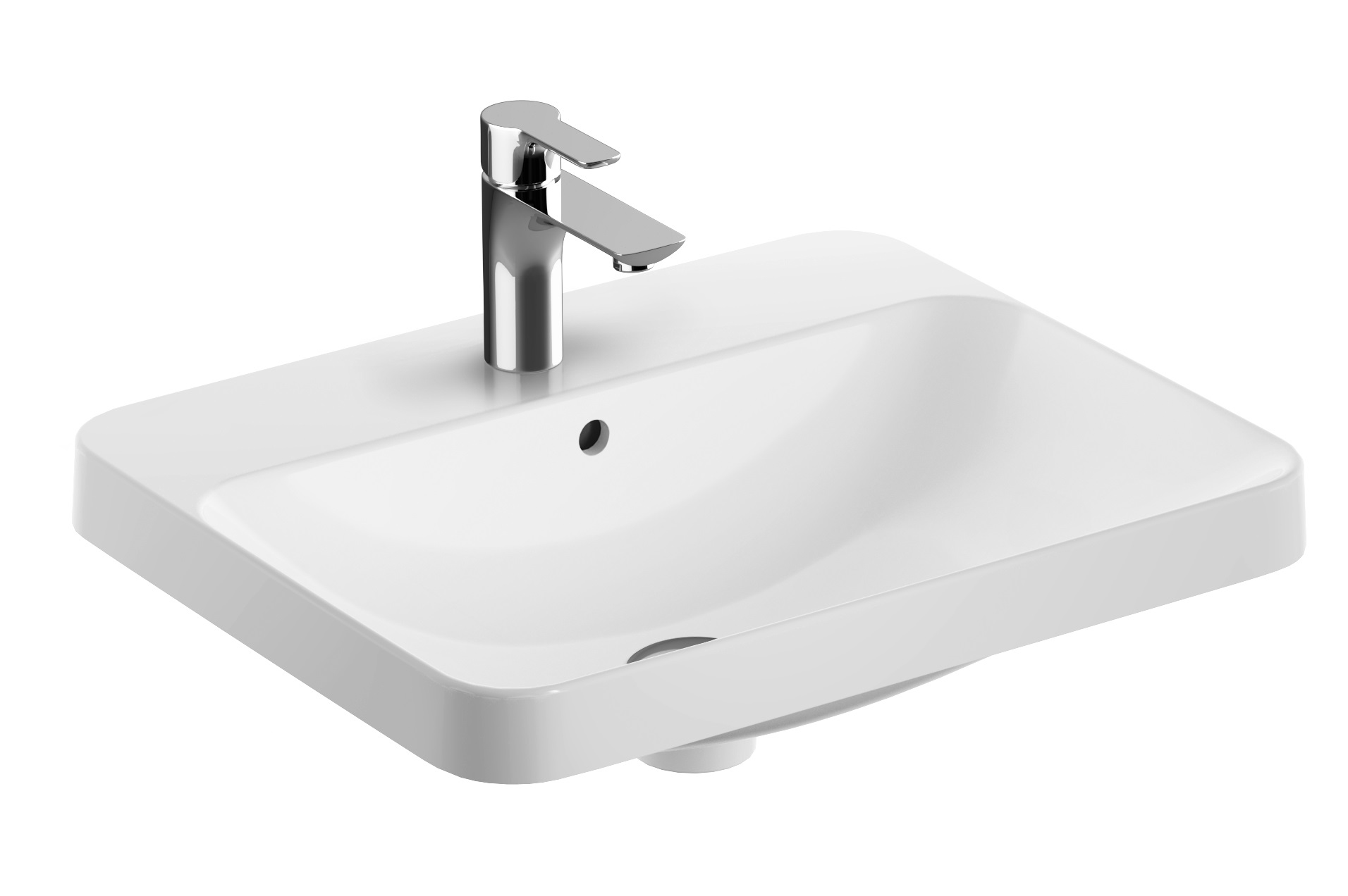 Geberit Variform umywalka 55x45 cm wpuszczana prostokątna biała 500.740.01.2 - Wysyłka w 24h