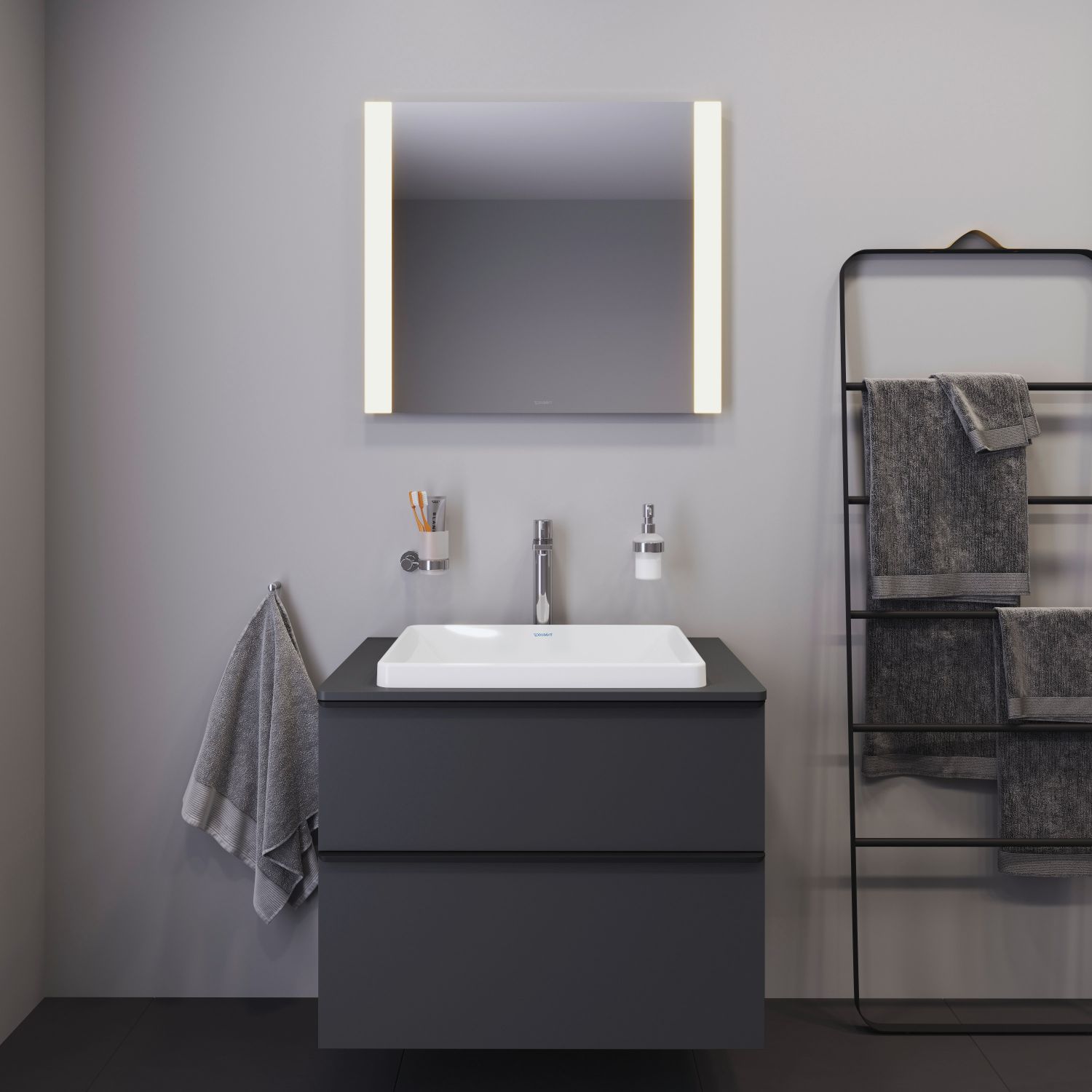 Duravit D-Neo umywalka 60x44 cm wpuszczana prostokątna biała 0358600079 - Wysyłka w 24h