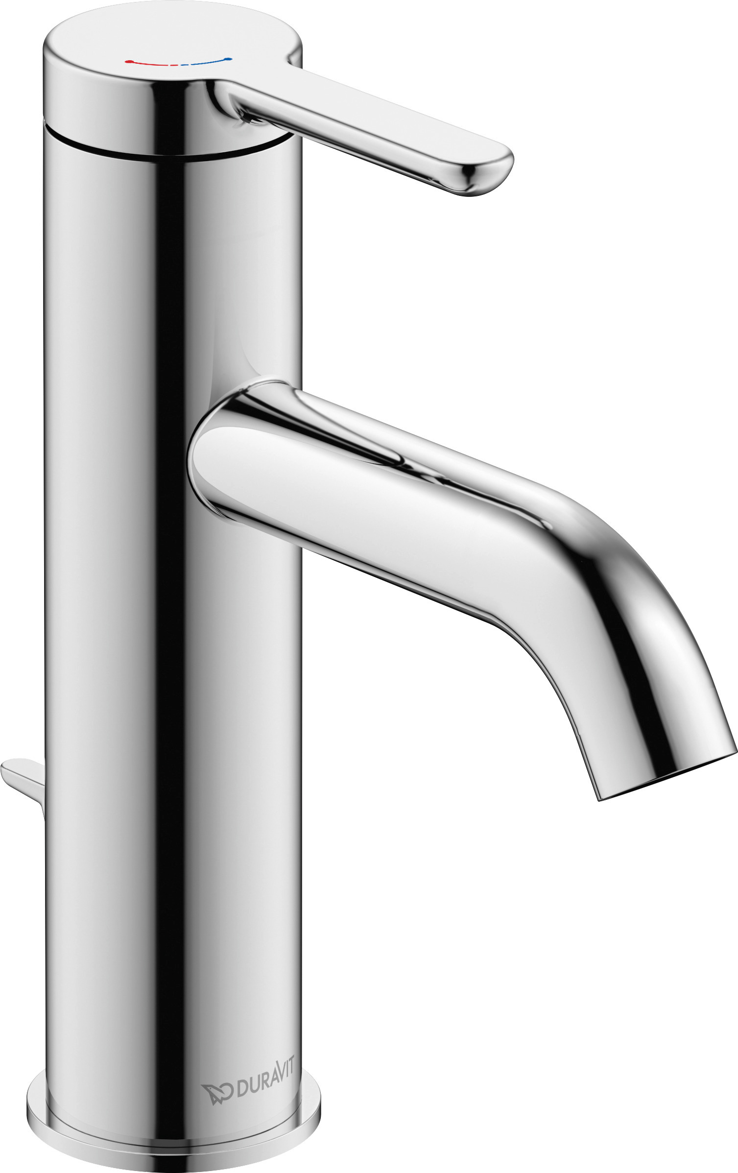 Duravit C.1 bateria umywalkowa stojąca chrom C11023001010