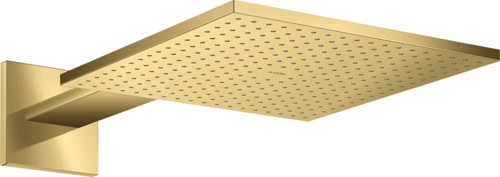 Axor deszczownica 30 cm kwadratowa z ramieniem prysznicowym złoty optyczny polerowany 35314990