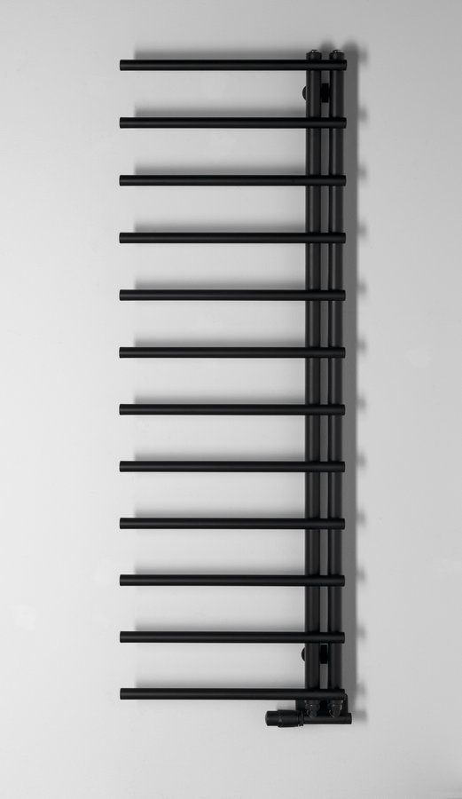 Sapho Justina grzejnik łazienkowy 50x151 cm czarny mat IR151B