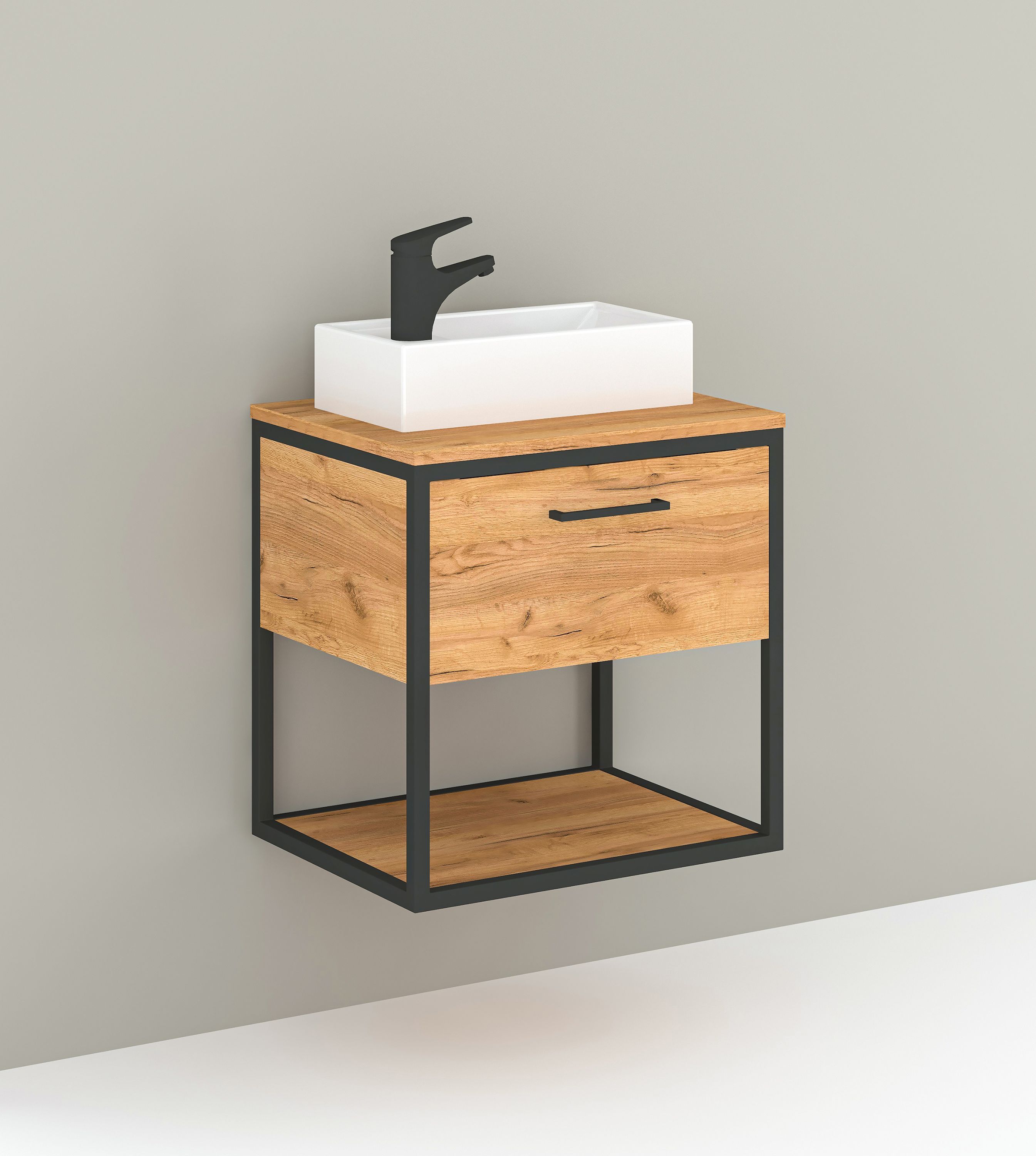 Astor Beta szafka 50 cm podumywalkowa dąb country AM-UWN-510-0C - Wysyłka w 24h