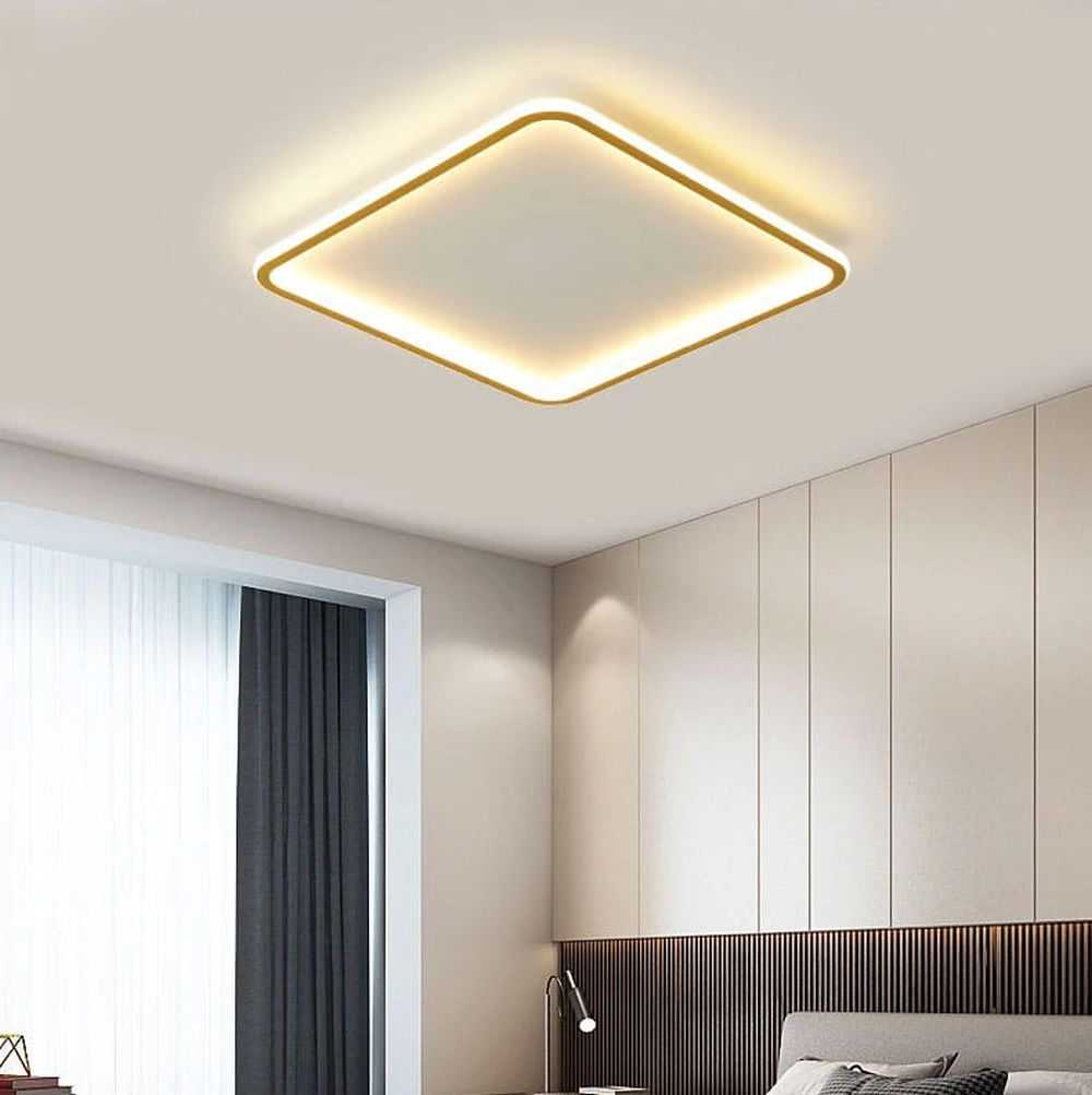 Abruzzo Cerchio Angelo plafon 1x28 W LED biały/złoty ABR-PLK-28W-50CM-CCT