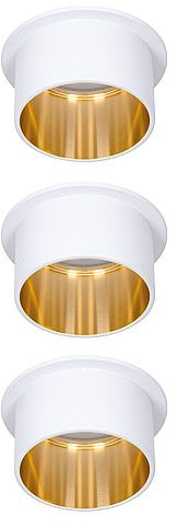 Paulmann Gil lampa podsufitowa 3x6 W biała-złota 93381