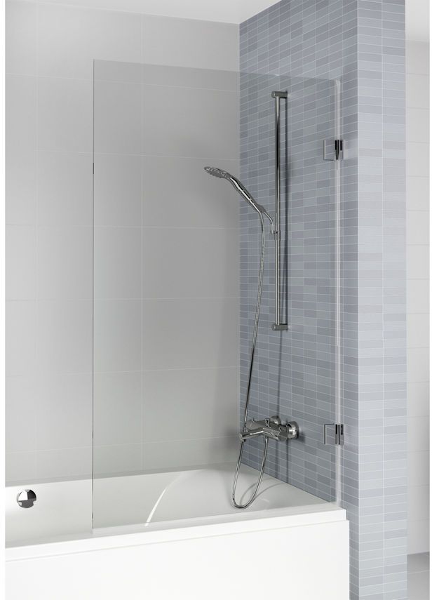 Riho Scandic NXT X108 parawan nawannowy 75 cm prawy 1-częściowy chrom/szkło przezroczyste G001138120