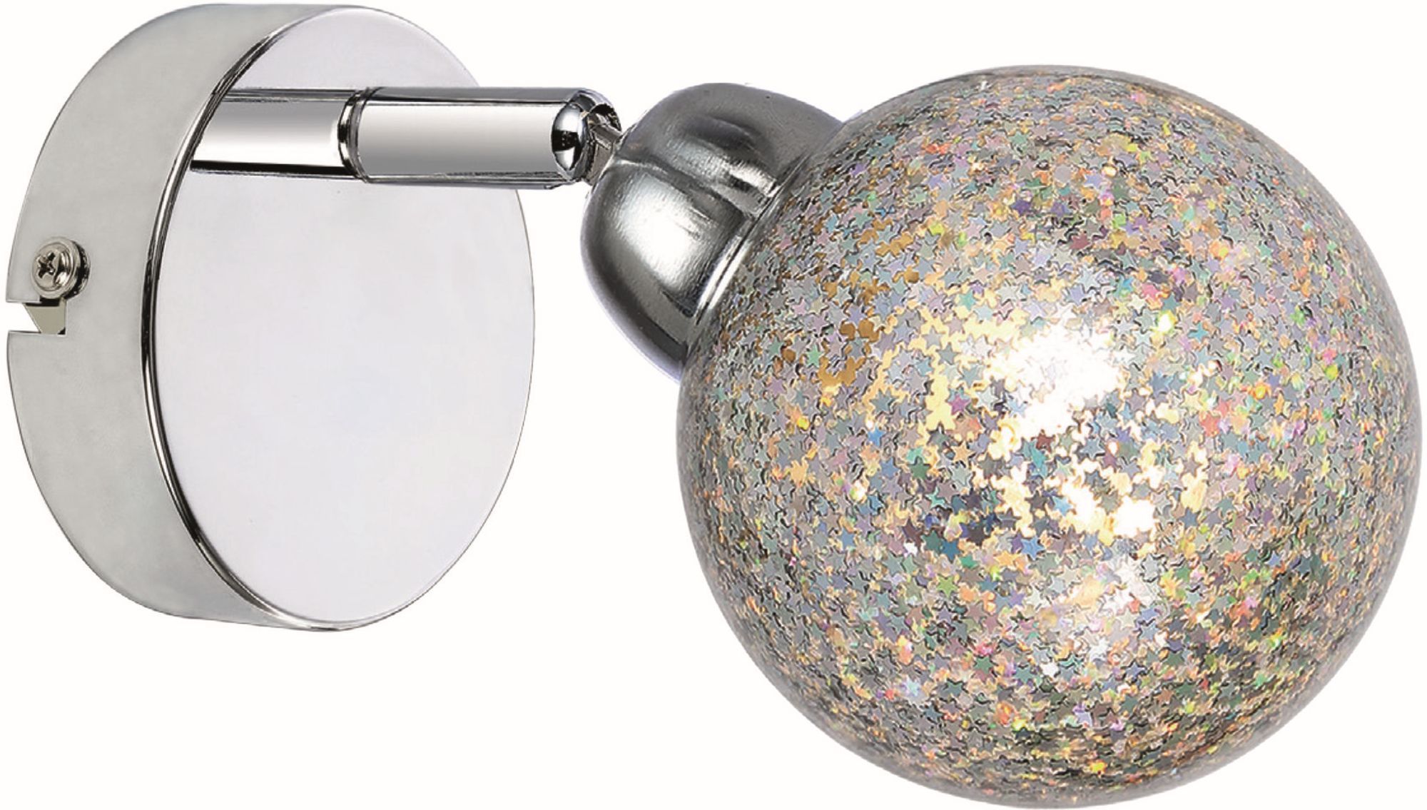 Candellux Kaleidoscope kinkiet 1x4W LED chrom 91-61553