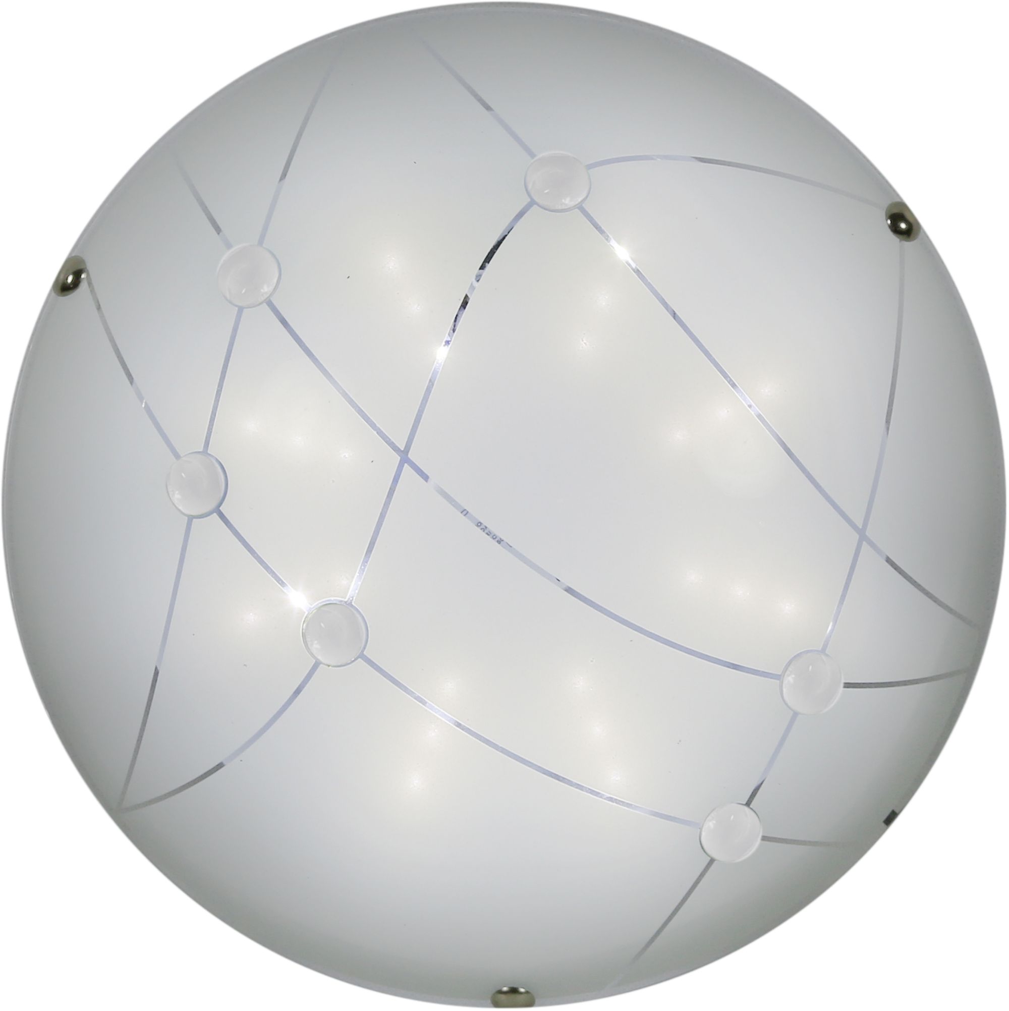 Candellux Duca plafon 1x10W LED biały/przezroczysty 13-54180