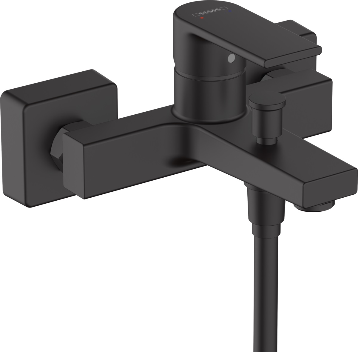 Hansgrohe Vernis Shape bateria wannowo-prysznicowa ścienna czarny mat 71450670 - Wysyłka w 24h