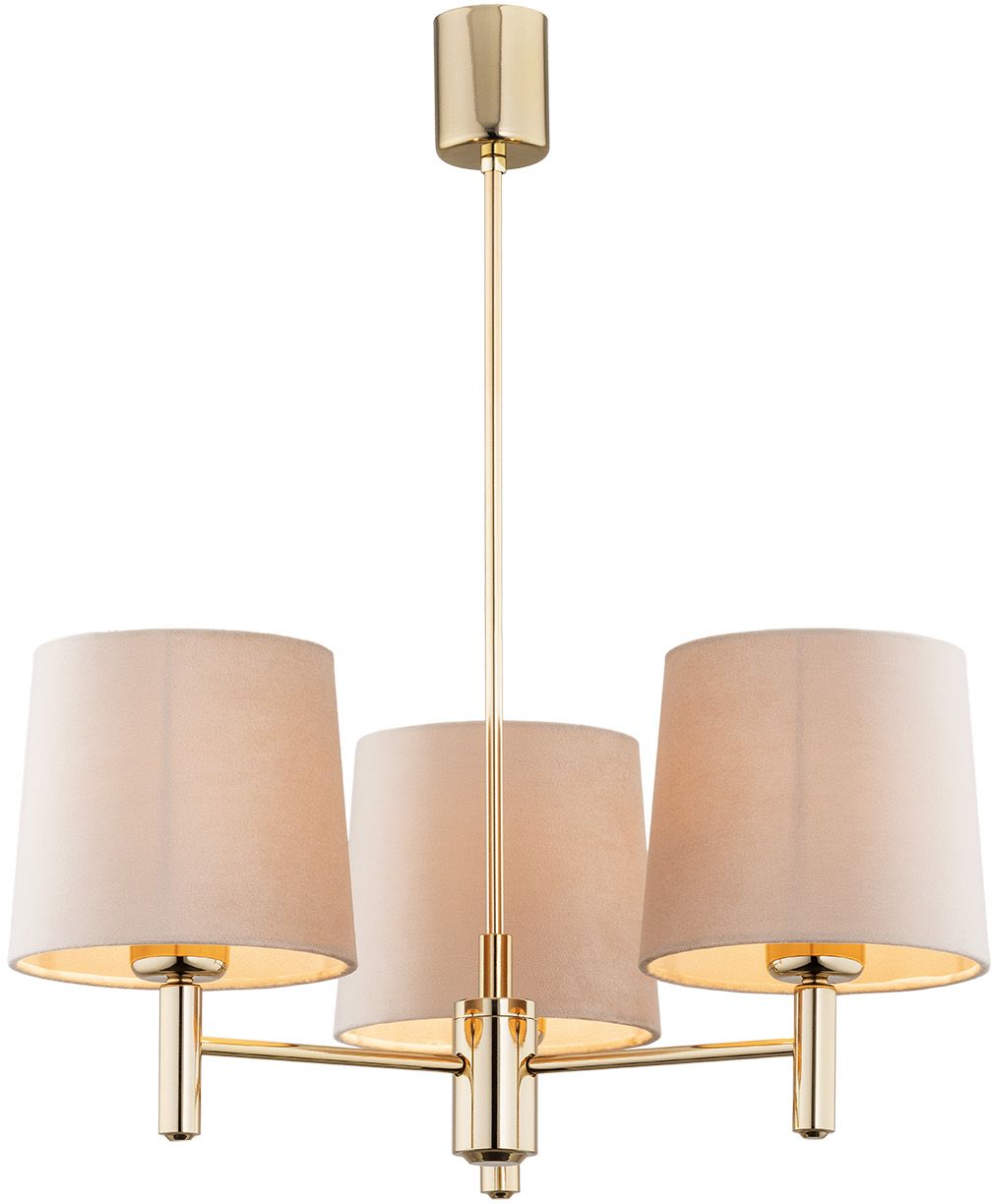Argon Ponte Plus lampa podsufitowa 3x15W beżowy/ciemny mosiądz 6109
