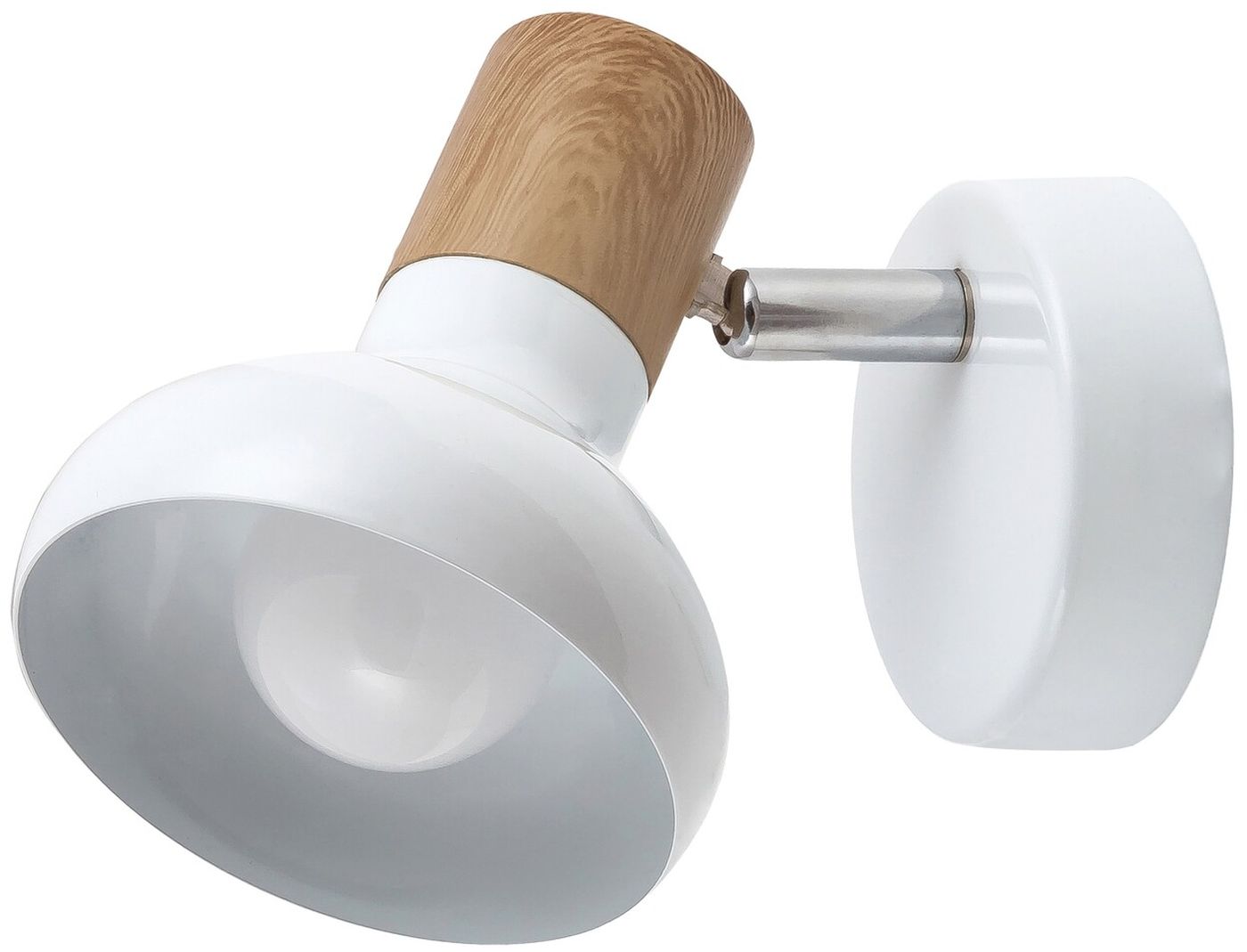 Rabalux Holly kinkiet 1x40W biały/buk 5943 - Wysyłka w 24h