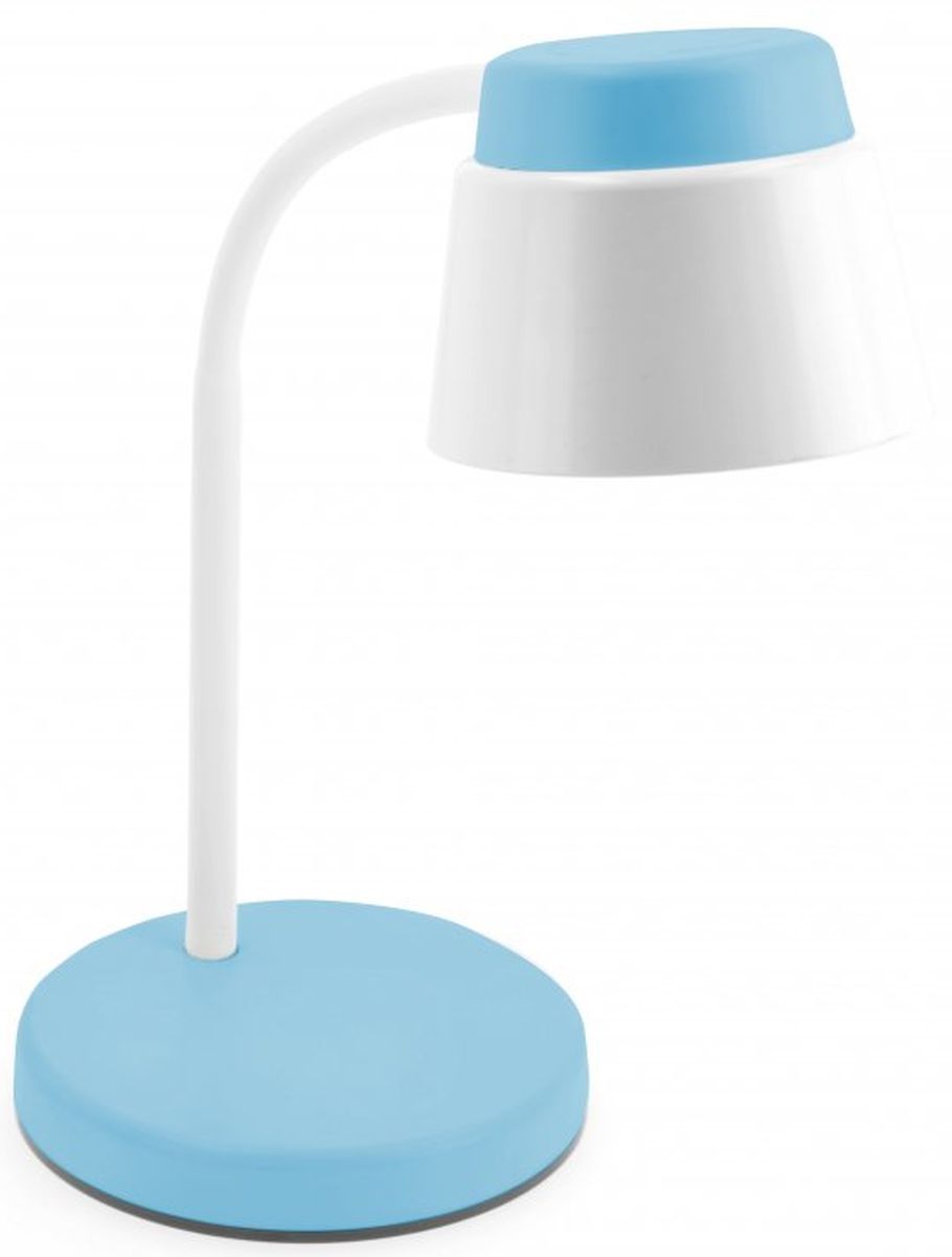 GTV Helin lampa biurkowa 1x6 W biała-niebieska LB-HEL6W-25-DEC