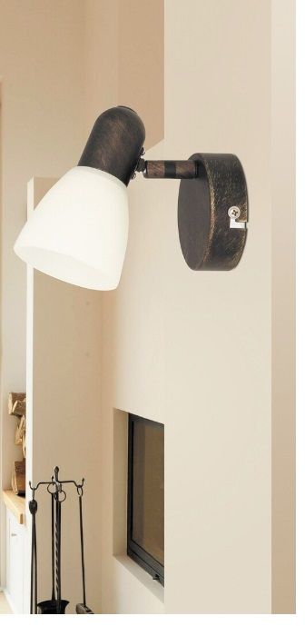 Rabalux Soma kinkiet 1x40 W brązowy-kremowy 6591