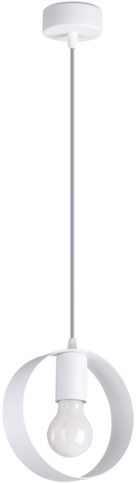 Sollux Lighting Titran lampa wisząca 1x60W biała SL.1137