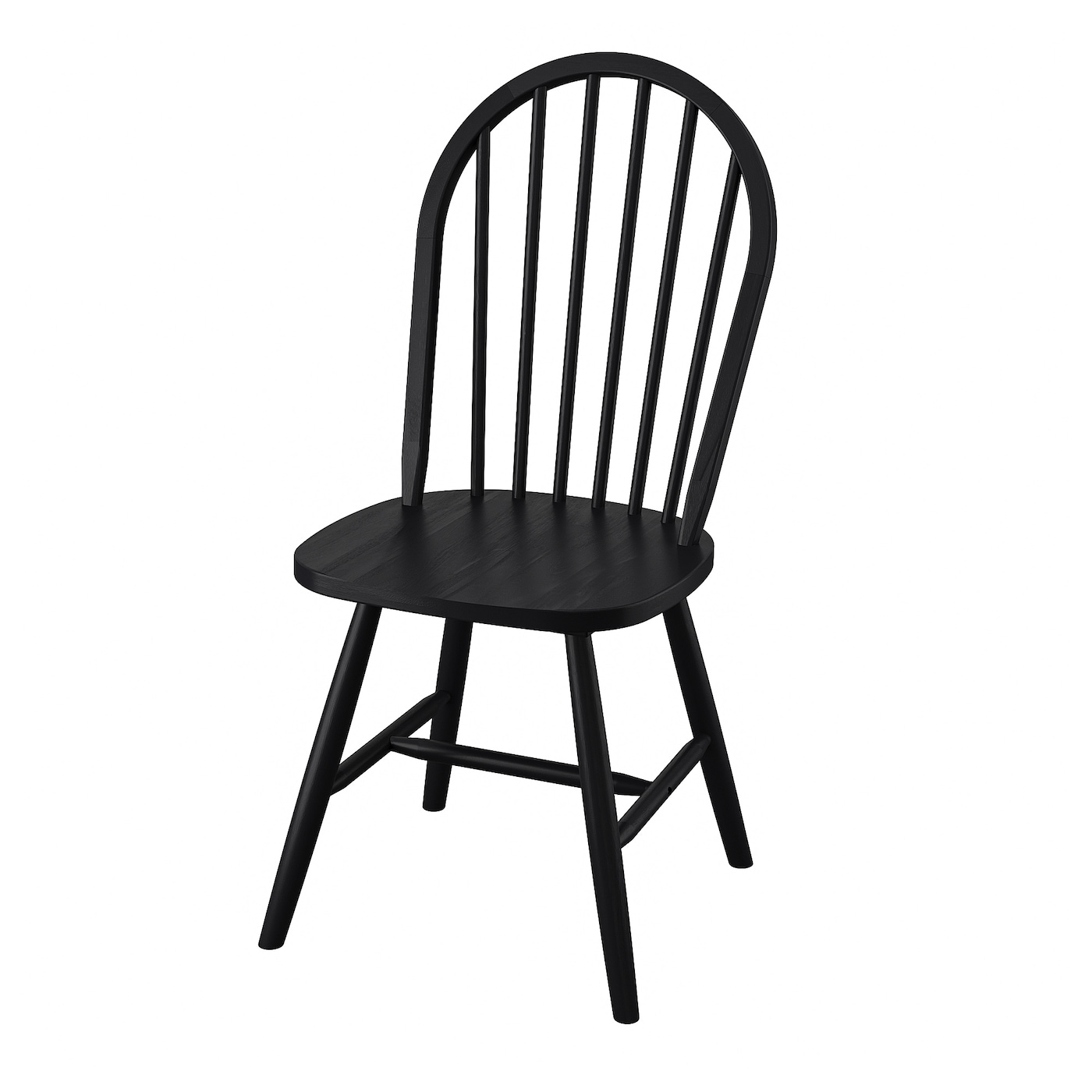 IKEA SKOGSTA krzesło, czarny, Szerokość: 46 cm