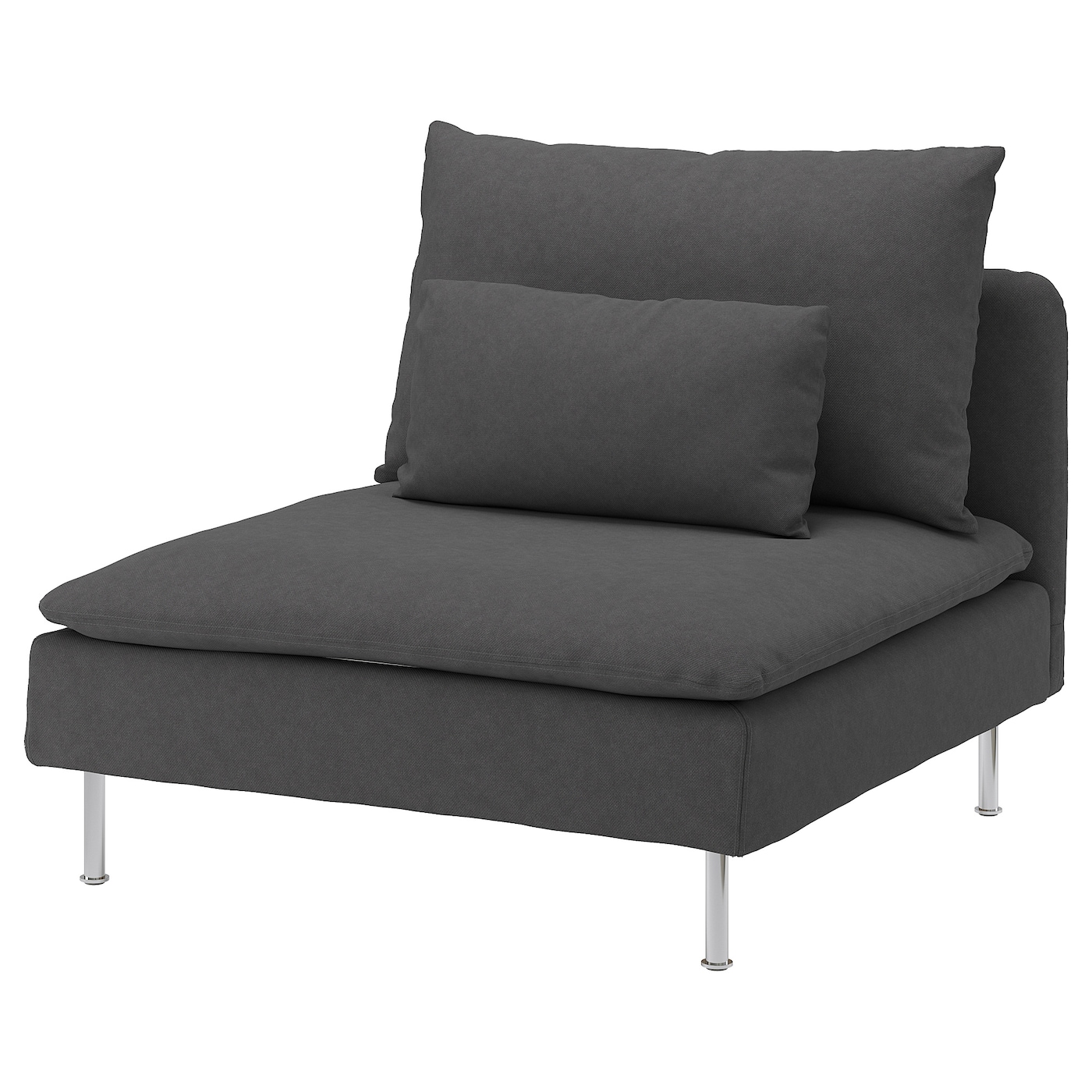 IKEA SÖDERHAMN sekcja 1-osobowa, Tallmyra średnioszary, Szerokość: 93 cm
