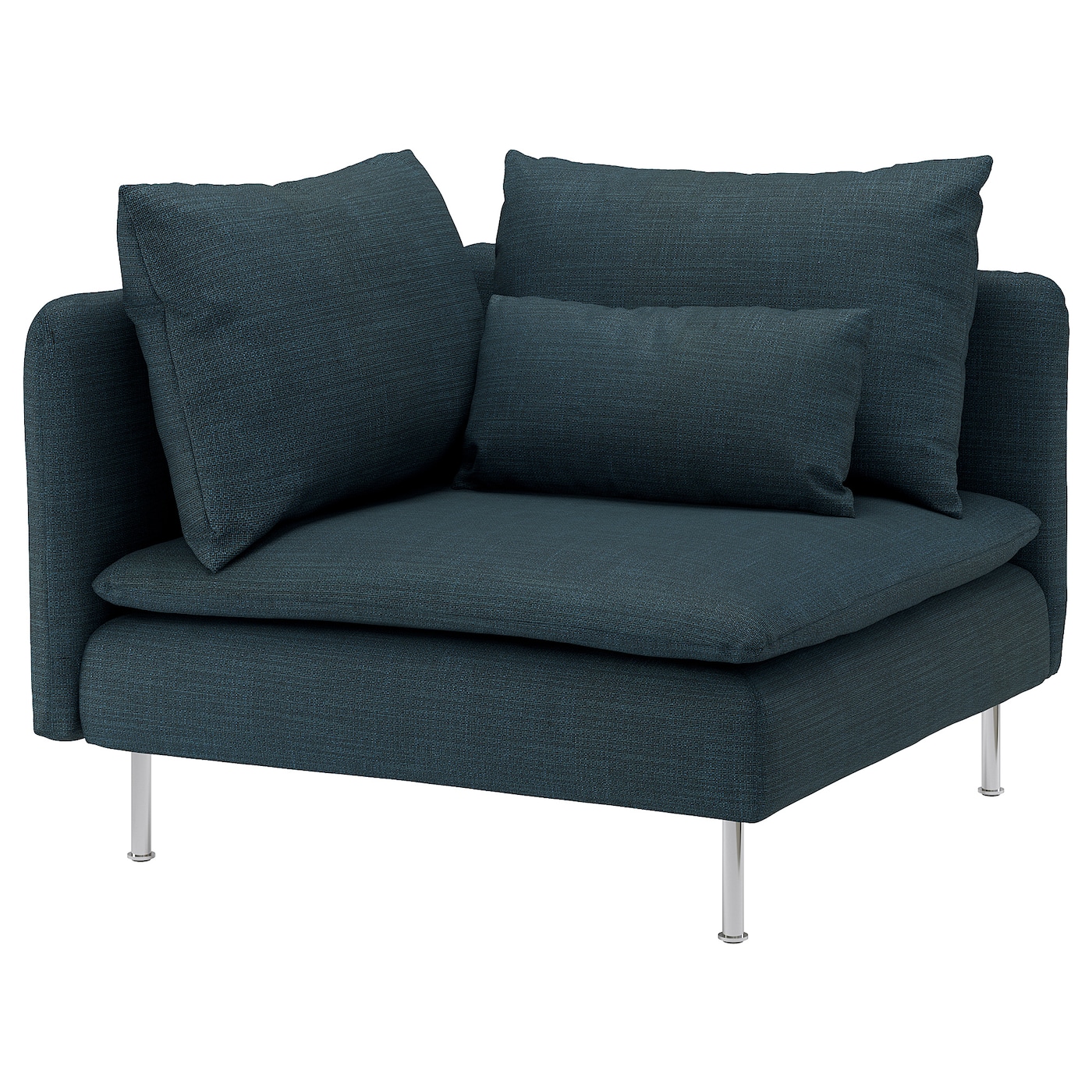 IKEA SÖDERHAMN sekcja narożna, Hillared granatowy, Szerokość: 99 cm