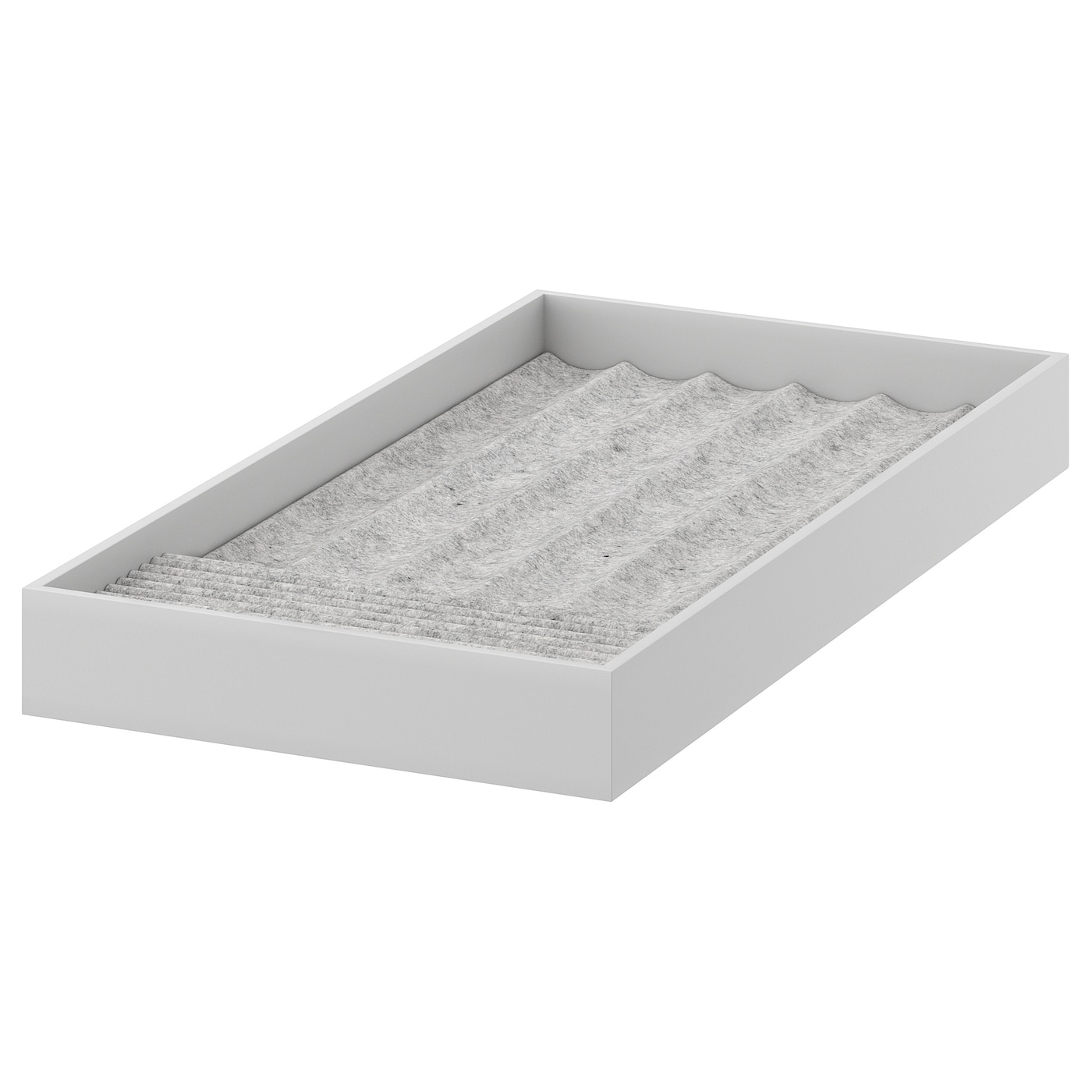IKEA KOMPLEMENT wkład na biżuterię, jasnoszary, 25x53x5 cm