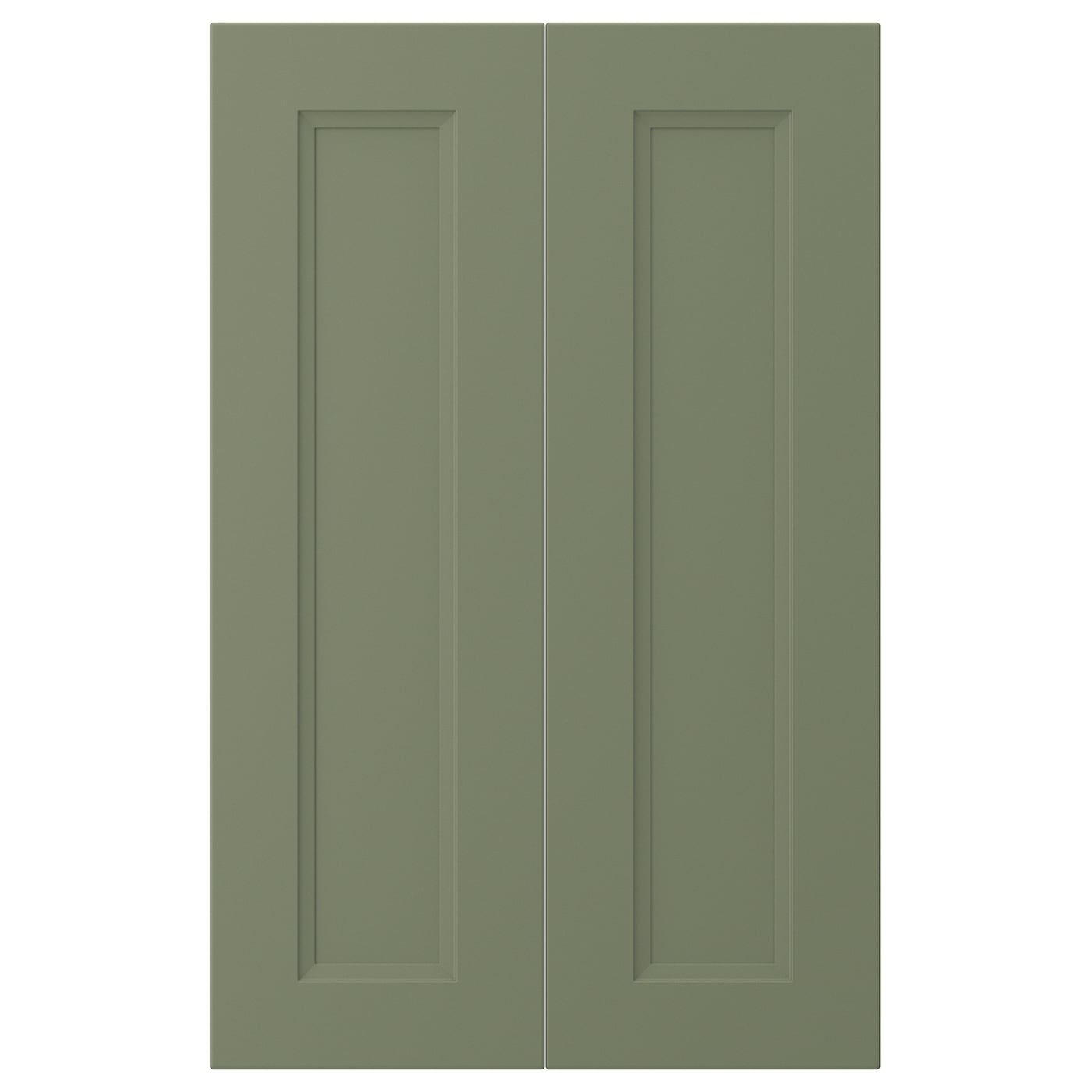 IKEA AXSTAD drz sza nar 2 szt, szarozielony, 26x80 cm