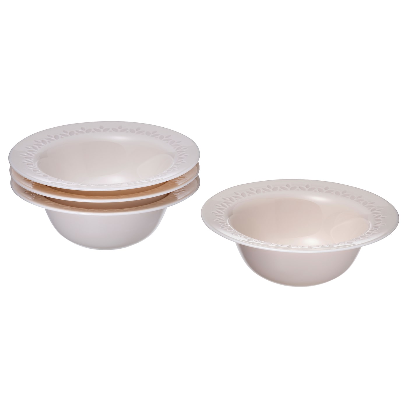 IKEA PARADISISK miska, kremowy, 16 cm