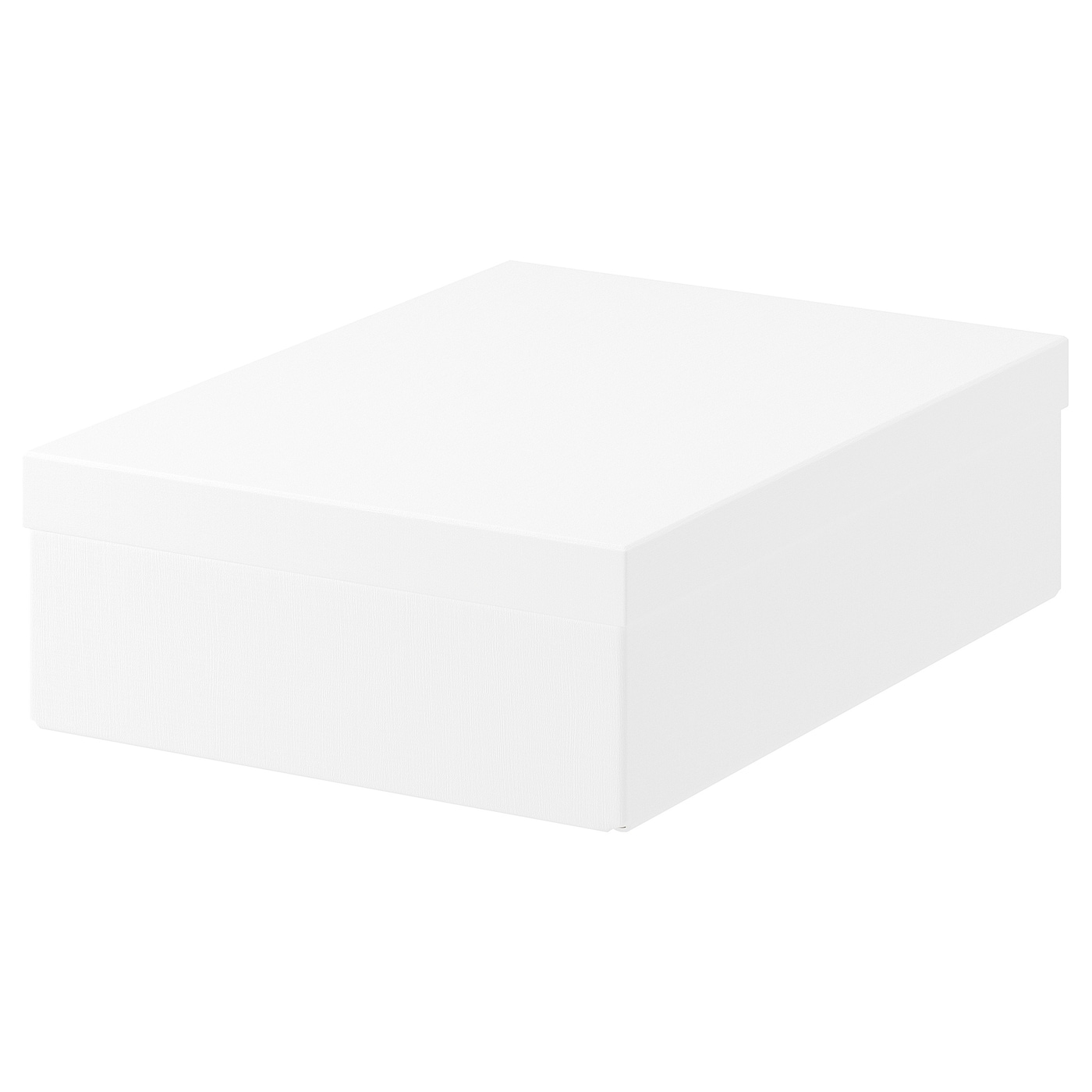 IKEA TJENA pojemnik z pokrywką, biały, 25x35x10 cm