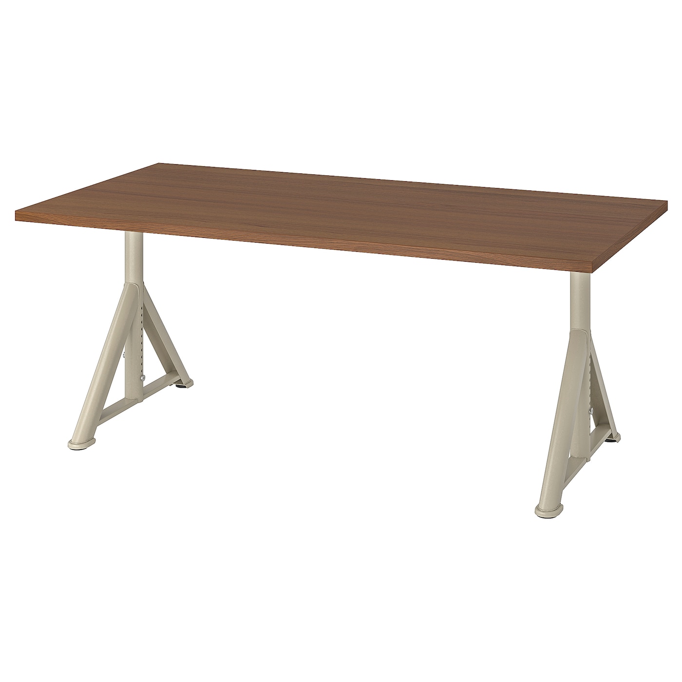 IKEA IDÅSEN biurko, brązowy/beżowy, 160x80 cm