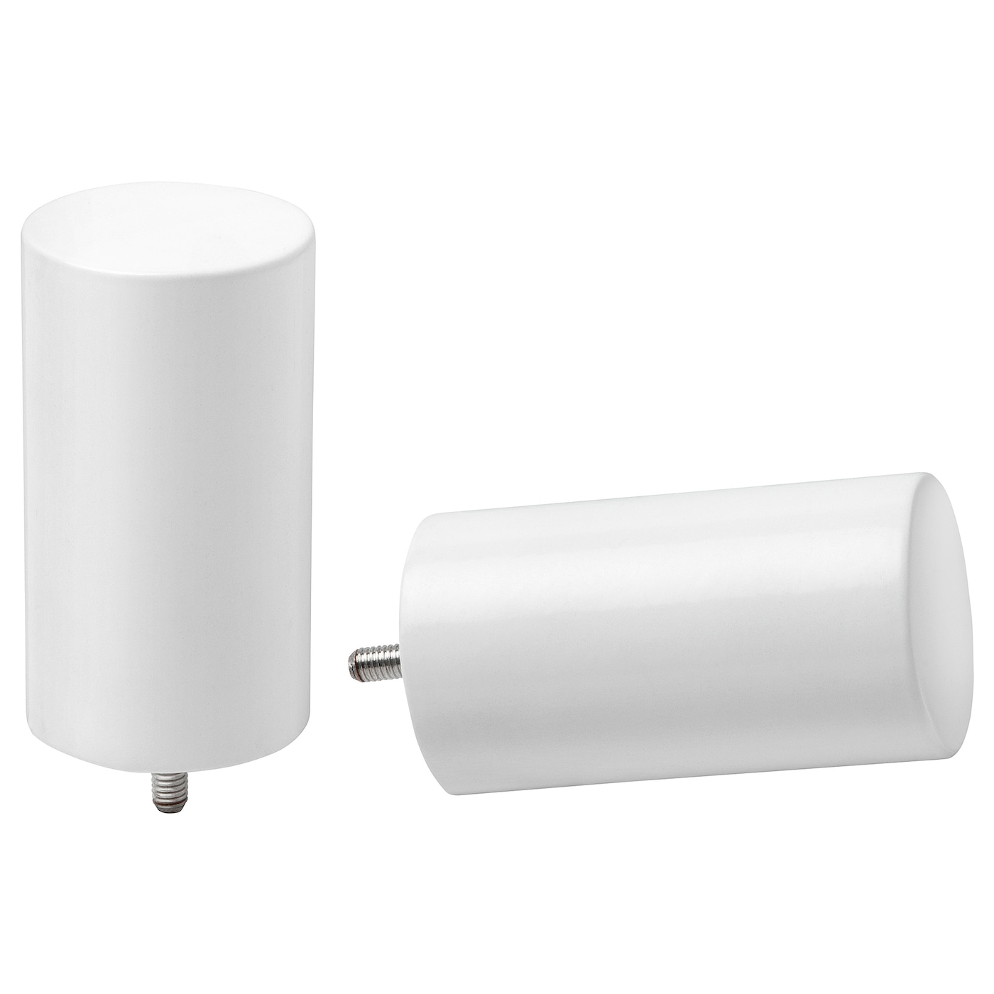 IKEA UDDNATE końcówki, 1 para, biały, Średnica: 35 mm