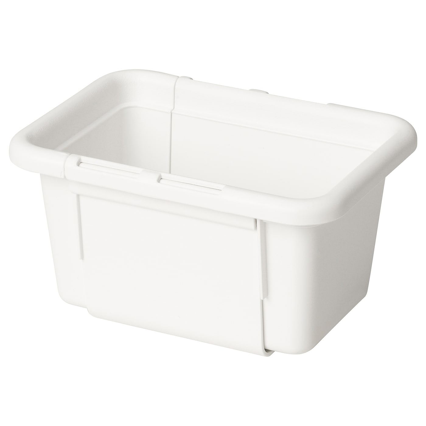 IKEA KACKLA rozsuwany pojemnik, biały, 13-18x9 cm